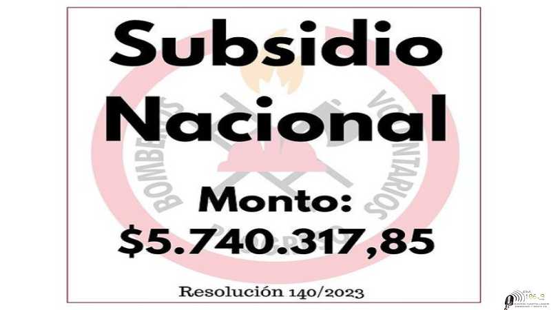 Asociación Bomberos Voluntarios Progreso, recibio Subsidio Nacional, cuyo monto es de $5.740.317, 85.