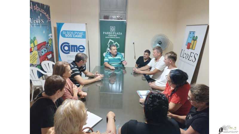 UCOES recibio al secretario de la producción del Gobierno Municipal y del CICAE