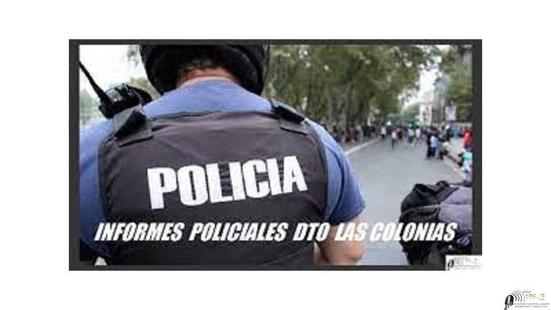 Policiales Dto Las Colonias 22-6-2024