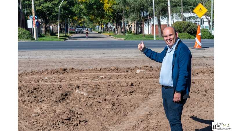 Rodrigo Müller valoró la unión entre las calles Berutti y Perú: “Era una demanda de los vecinos que logramos concretar”