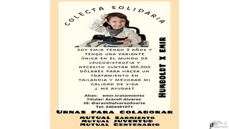 Humboldt va en ayuda de EMIR necesita de todos