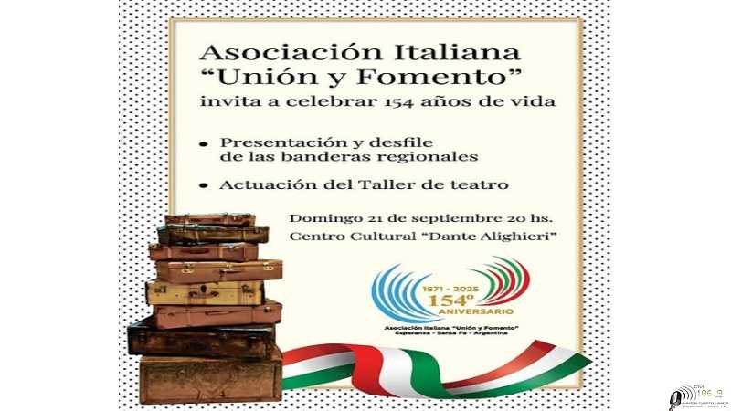 Asoc Italiana de Esperanza festeja su fiesta