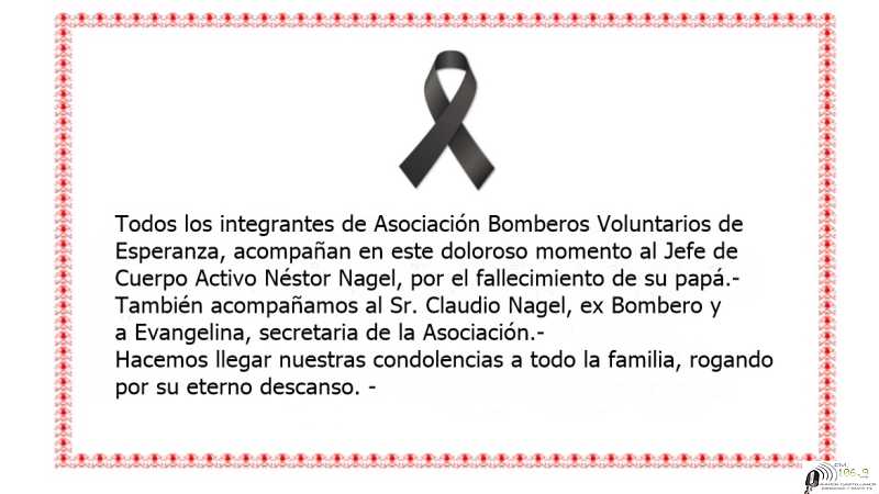 Falleció 17 Marzo 2024 en Esperanza Juan Enrique Nagel 83 años 