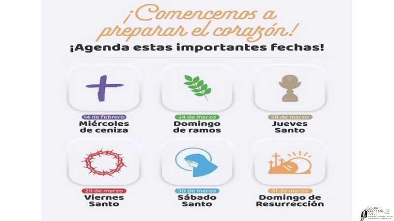 Se acerca el tiempo de Cuaresma Pquia Sagrado Esperanza