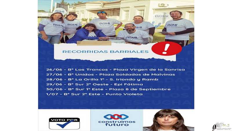 Romina Toledo “Somos la lista a concejales con más presencia y propuestas”