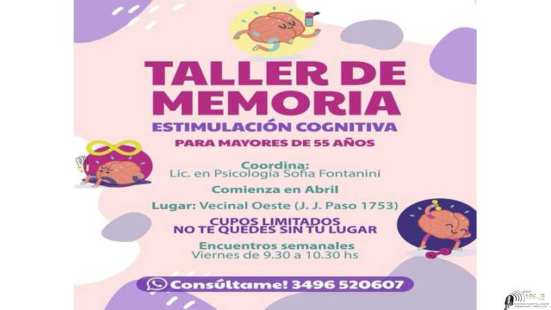 Taller de la memoria en Vecinal Oeste