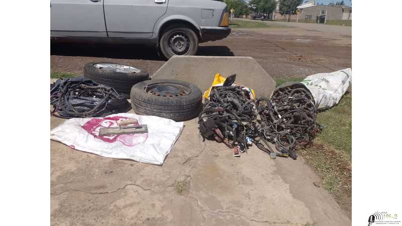 Policiales Dto Las Colonias Tres aprendidos en zona rural de Pujato Norte