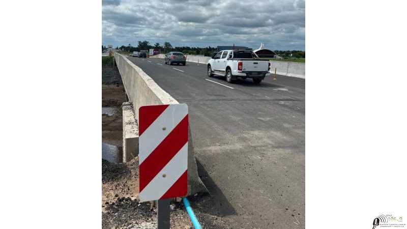 Se habilito el nuevo puente de autopista RN 34 EN EL CANAL VILA-CULULÚ