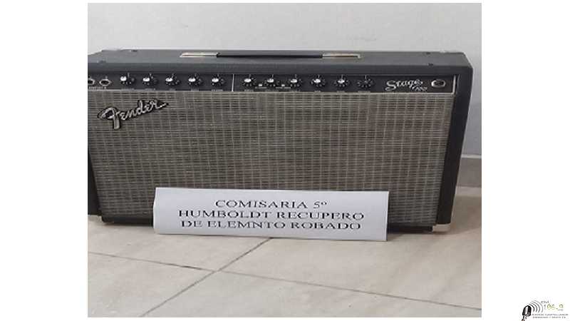 Policiales  Se recuperó un amplificador de musica sustraido  “Humboldt - Cavour”
