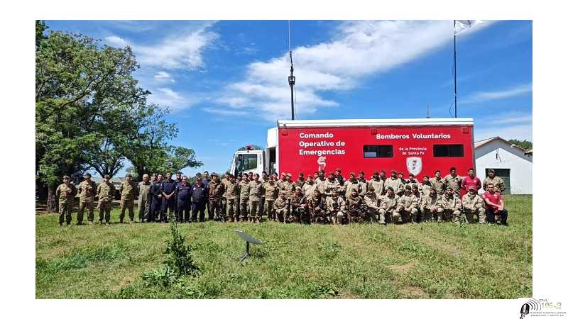 Asociacion Bomberos Voluntarios Esperanza participaron en ejercicio de respuesta a emergencias con materiales peligrososs