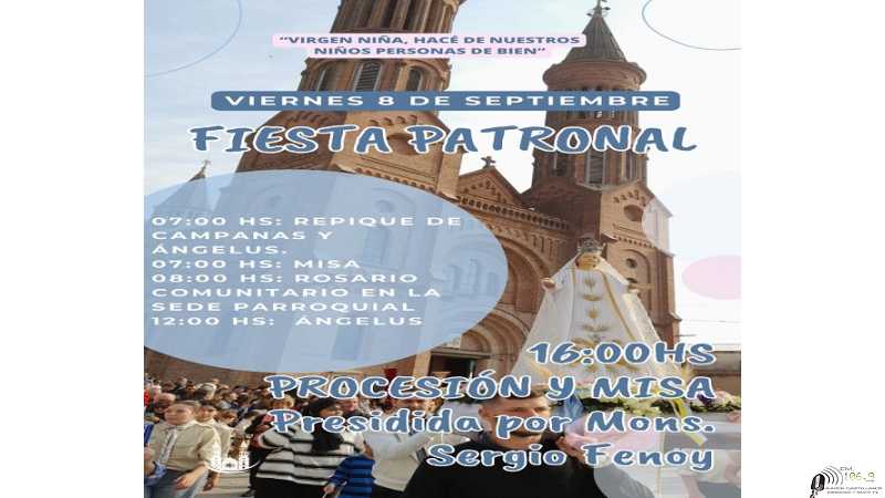  Fiesta Patronal Viernes 8 de septiembre