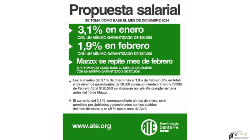 ATE pondrá a votación las distintas mociones y resolverá en un Plenario Provincial el próximo viernes 21 de febrero.