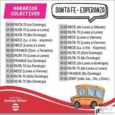 COLECTIVOS DESDE STAFE 